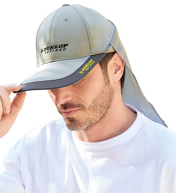 「【２色組】＜ダンロップ・リファインド＞夏にうれしい機能搭載スポーティキャップ（メンズ帽子）」｜詳細画像
