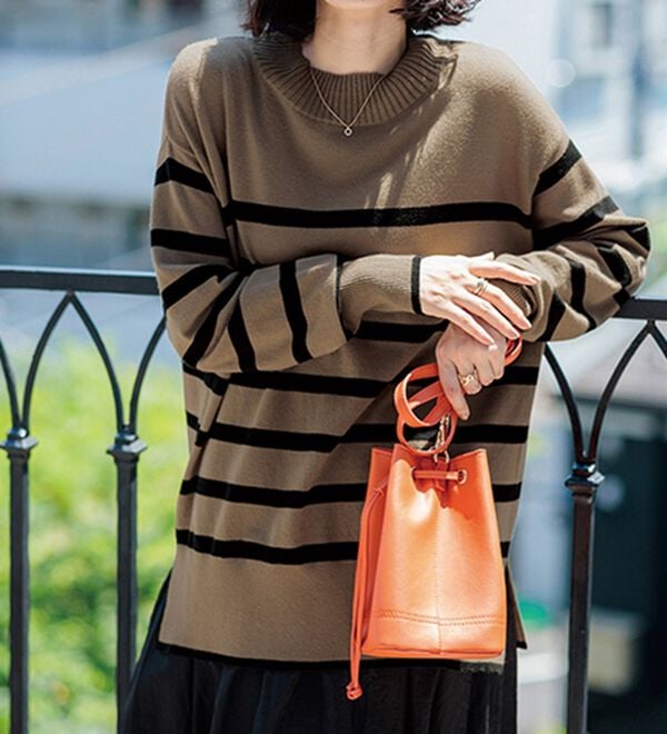 BELLUNA（ベルーナ）の「もちもち素材ハイネックニットプルオーバー（ニット・セーター）」｜詳細画像