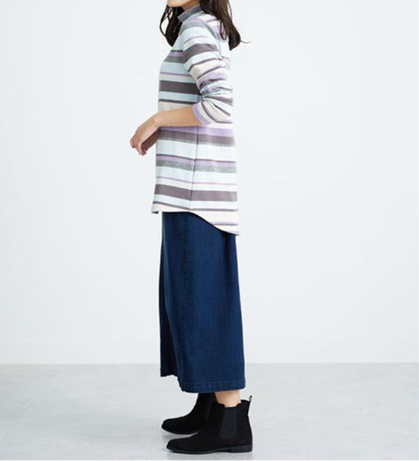 BELLUNA（ベルーナ）の「ふわふわ裏ファーハイネックプルオーバー（カットソー）」｜詳細画像