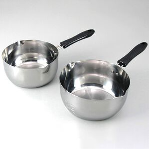「日本製ゆきひら鍋２点セット（１６・１８ｃｍ）（鍋・フライパン）」｜1