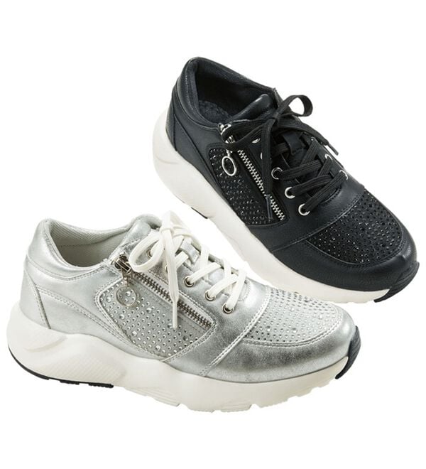 BELLUNA（ベルーナ）の「クリアストーン厚底ソールスニーカー（スニーカー）」｜詳細画像