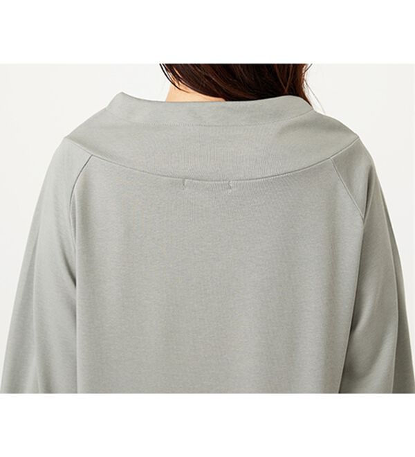 BELLUNA（ベルーナ）の「ヒンヤリ綿混ワイドネックプルオーバー（カットソー）」｜詳細画像