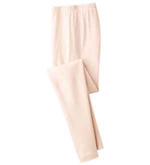 「肌にうれしい保湿素材レギンス（肌着・インナーウェア）」｜ペールベージュ