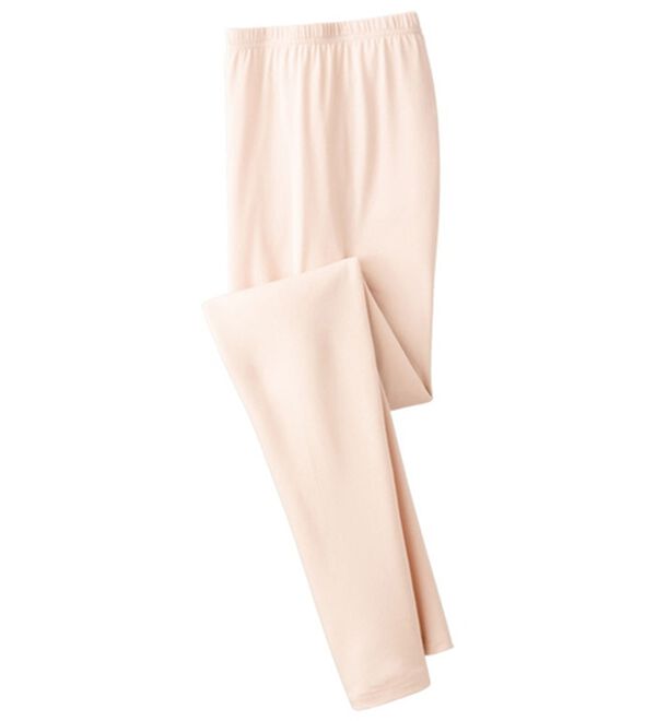 「肌にうれしい保湿素材レギンス（肌着・インナーウェア）」｜ペールベージュ