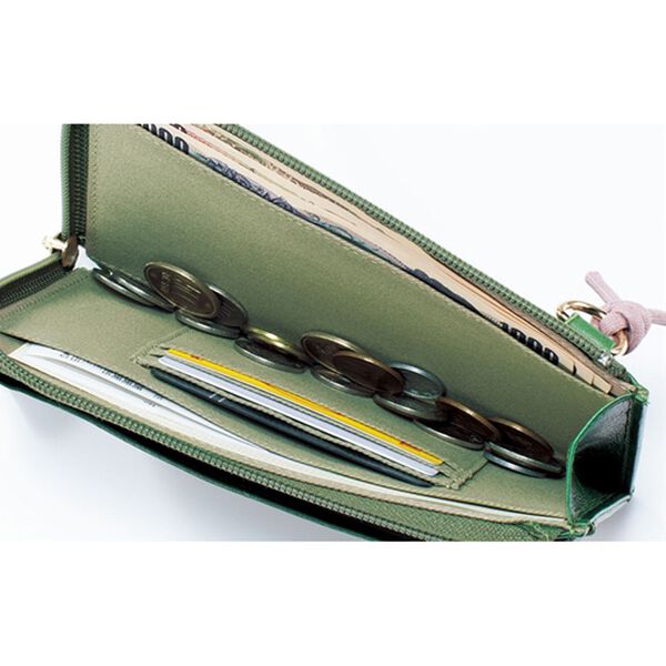 BELLUNA（ベルーナ）の「＜ｍｏｚ＞ヴィンテージ風牛革スマホショルダー（その他バッグ）」｜詳細画像