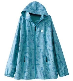 BELLUNA（ベルーナ）の「＜ＬＯＧＯＳ＞プリントはっ水パーカー（ハーフコート）」｜ブルー系