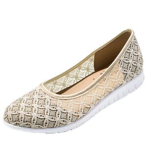 ルフラン（ルフラン）の「総レースが素敵なコンフォートパンプス（パンプス）」｜アイボリー