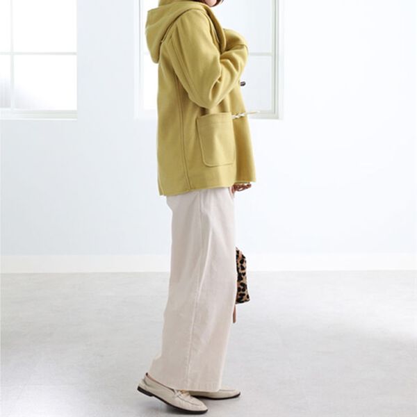 BELLUNA（ベルーナ）の「ウール調素材ダッフルコート（ショートコート）」｜詳細画像