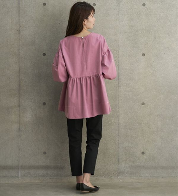 BELLUNA（ベルーナ）の「ペプラムチュニック（チュニック）」｜詳細画像