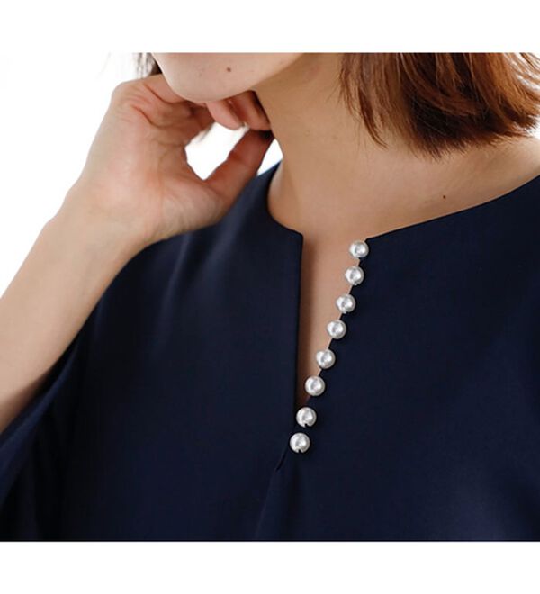 GeeRA（ジーラ）の「パールデザインセットアップ（パンツスーツ）」｜詳細画像