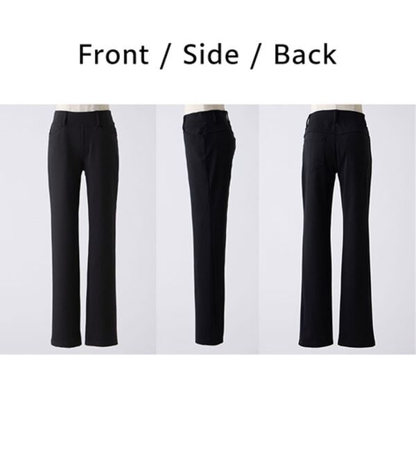 BELLUNA（ベルーナ）の「【選べる股下】ジャストフィットらくらくパンツ（フルレングスパンツ）」｜詳細画像