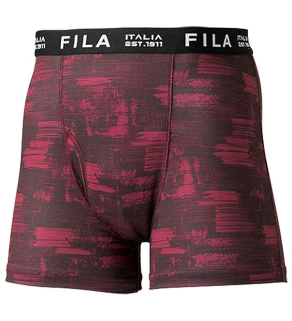 「【３枚組】＜フィラ＞カモフラグラフィックボクサーパンツ（メンズボクサーパンツ）」｜詳細画像