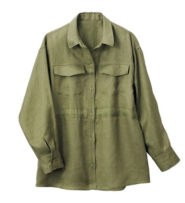 VINNO（ヴィノ）の「ノーザンリネンシャツジャケット（シャツ）」｜詳細画像