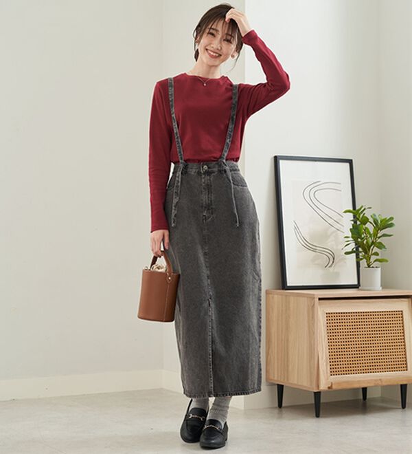 BELLUNA（ベルーナ）の「《ＨｕｇＲｅａｍコットン》オーガニックコットン１００％プルオーバー（Tシャツ）」｜詳細画像