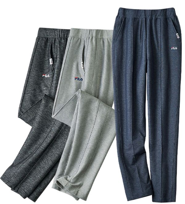 ルフラン（ルフラン）の「【３本組】＜ＦＩＬＡ＞杢調すっきりラクするパンツ（フルレングスパンツ）」｜詳細画像