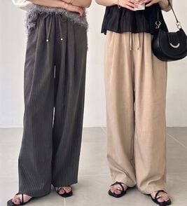 GeeRA（ジーラ）の「【体型カバー】上品なのにラクちんワイドパンツ（フルレングスパンツ）」