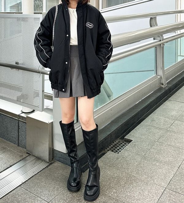 GeeRA（ジーラ）の「パディングラインブルゾン（ブルゾン）」｜詳細画像