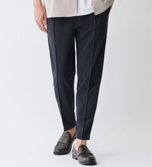REMEN'S（リメンズ）の「【夏に嬉しい！４つの機能付】カットジョーゼットピンタックパンツ（メンズフルレングスパンツ）」｜ネイビー