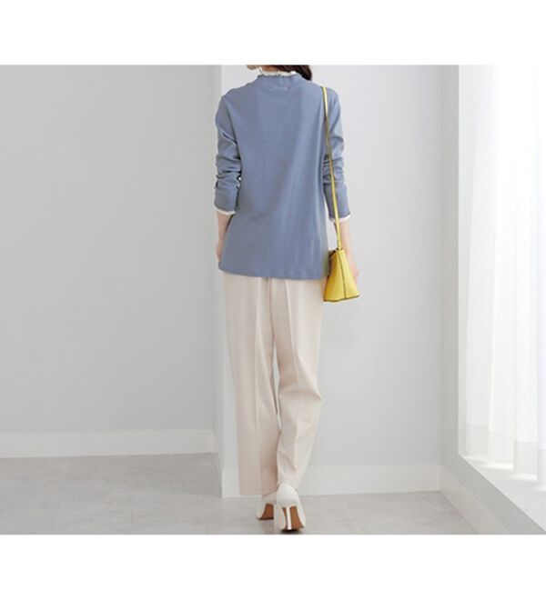 BELLUNA（ベルーナ）の「重ね着風フリル衿プルオーバー（カットソー）」｜詳細画像