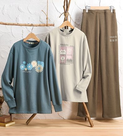 ルフラン（ルフラン）の「＜ｆｉｋａ＞くつろぎねこのルームウェア（パジャマ・ルームウェア）」