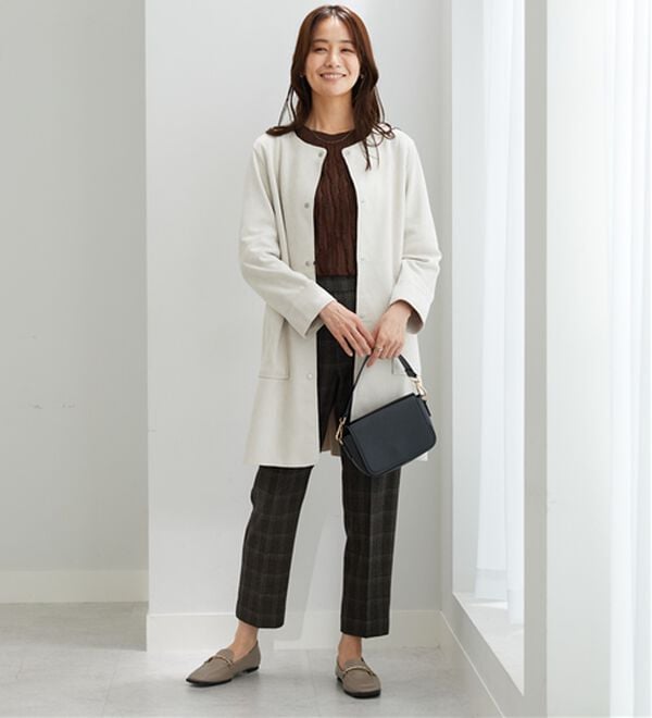 BELLUNA（ベルーナ）の「フェイクスエード切替デザインジャケット（その他ジャケット）」｜詳細画像