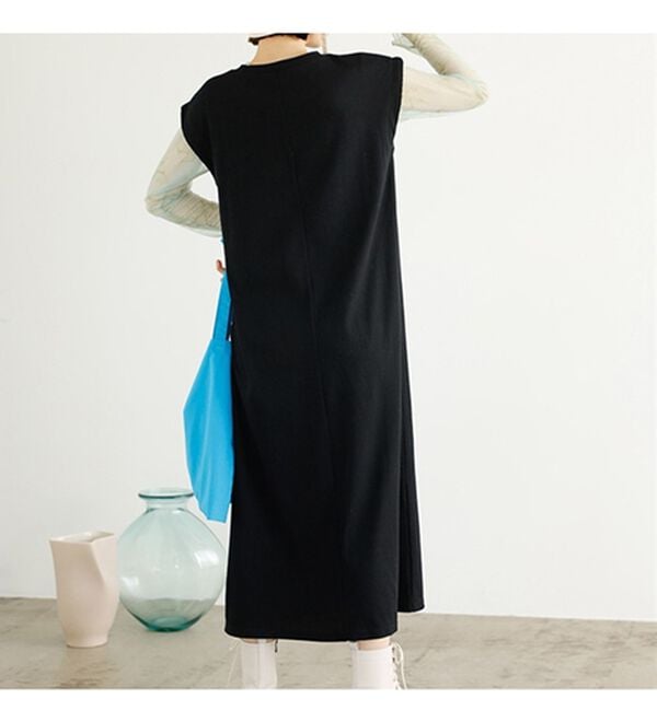 GeeRA（ジーラ）の「２ＷＡＹ袖カッティングテレコリブワンピース（その他ワンピース）」｜詳細画像