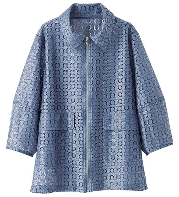 BELLUNA（ベルーナ）の「上品花柄レースジャケット（その他ジャケット）」｜詳細画像