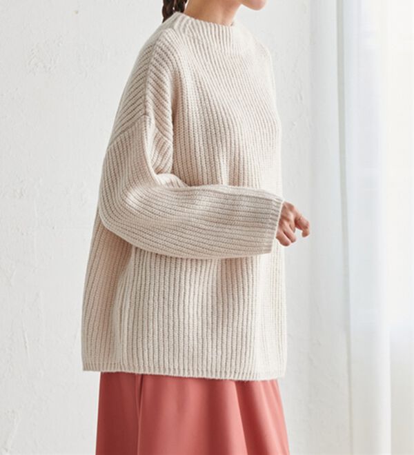 RANAN（ラナン）の「ふんわり！あぜ編ニットプルオーバー（ニット・セーター）」｜詳細画像