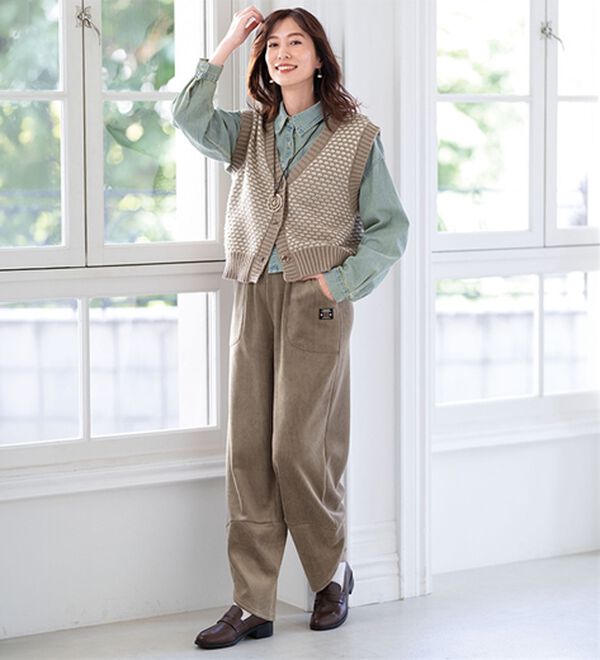 ルフラン（ルフラン）の「【３本組】理想の裏ファー。バレルパンツ（その他パンツ）」｜詳細画像