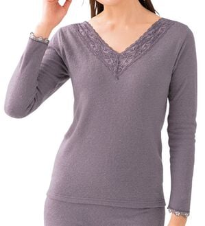 「【３色組】暖かウール入り両起毛インナー（肌着・インナーウェア）」｜詳細画像