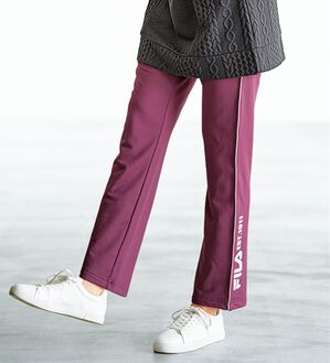 BELLUNA（ベルーナ）の「＜ＦＩＬＡ＞裏起毛配色使いジャージパンツ（その他パンツ）」｜パープル
