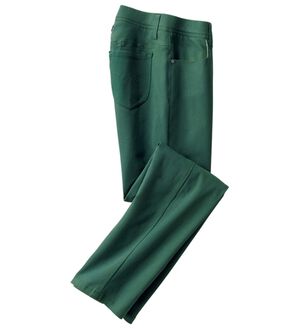 ルフラン（ルフラン）の「毎日はきたくなる！ストレッチパンツ（フルレングスパンツ）」｜グリーン