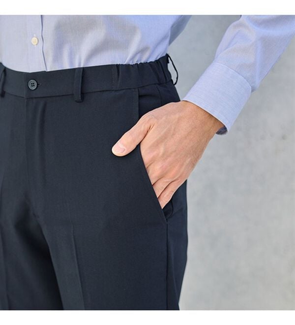 REMEN'S（リメンズ）の「【接触冷感】楽ちん快適ストレッチスラックス６５・７０（メンズスラックス）」｜詳細画像
