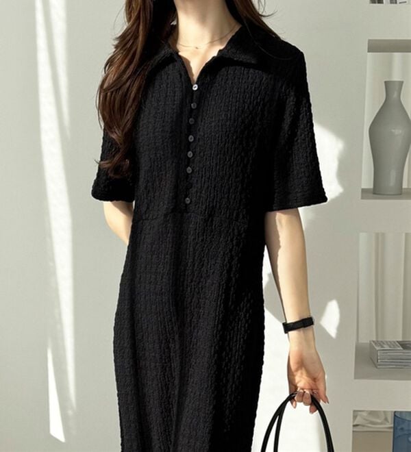 GeeRA（ジーラ）の「全骨格細見え！表面感素材マーメイドワンピース（その他ワンピース）」｜詳細画像