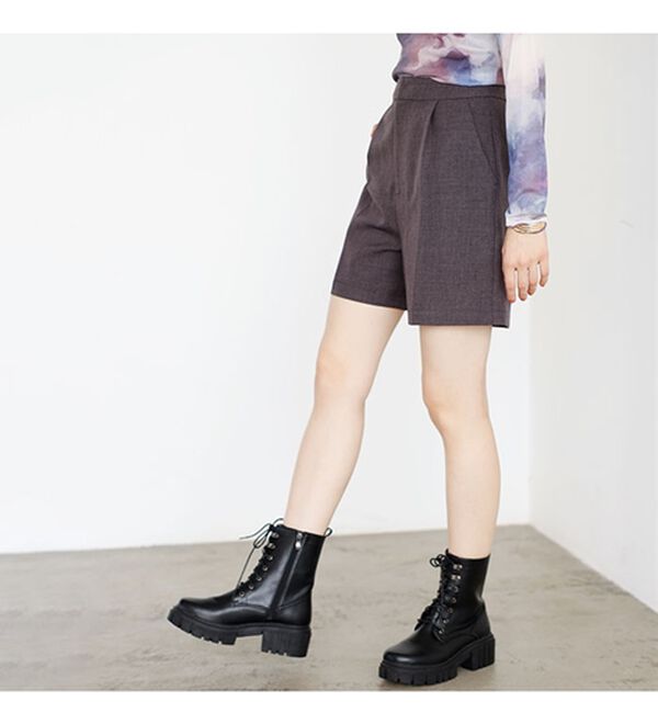 GeeRA（ジーラ）の「ＳＥＴＵＰ対応ハイウエストショートパンツ（その他パンツ）」｜詳細画像