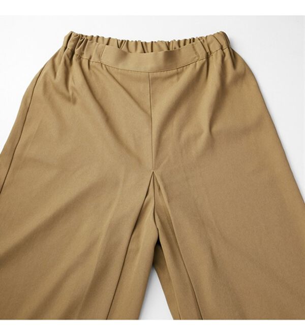 GeeRA（ジーラ）の「フロントタックスカート風ワイドパンツ（ワイドパンツ・ガウチョ）」｜詳細画像