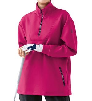 BELLUNA（ベルーナ）の「吸水速乾！ジッパーロゴプルオーバー（カットソー）」｜詳細画像