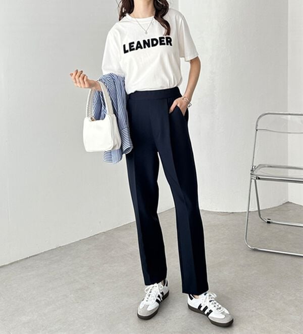 GeeRA（ジーラ）の「美脚きれい魅せ！テーパードパンツ（フルレングスパンツ）」｜詳細画像