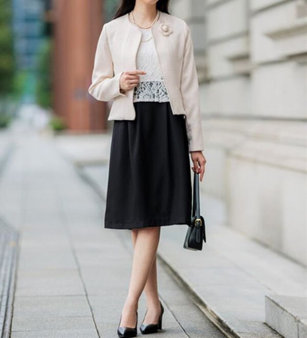 GeeRA（ジーラ）の「【入卒式/セレモニー】ツイード着回し５点セットスーツ　２ジャケット＆パンツ＆ワンピ（その他スーツ）」｜詳細画像