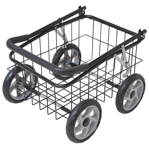 「カゴ付便利なキャリーカート（その他日用品・趣味雑貨）」｜詳細画像