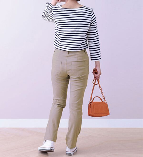 BELLUNA（ベルーナ）の「抗菌防臭！裏起毛美スマートパンツ（フルレングスパンツ）」｜詳細画像