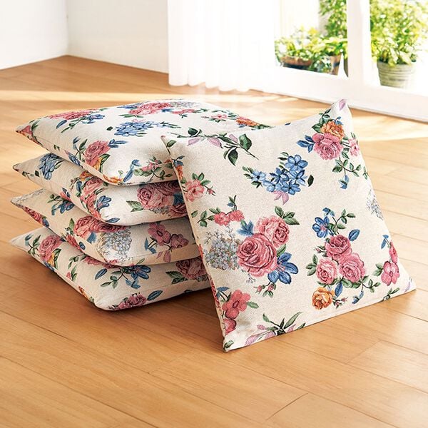 「ゴブラン織座布団カバー５枚組（座布団・座布団カバー）」｜詳細画像