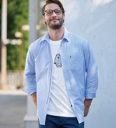 「＜ハッシュパピー＞シャツアンサンブル（メンズシャツ）」