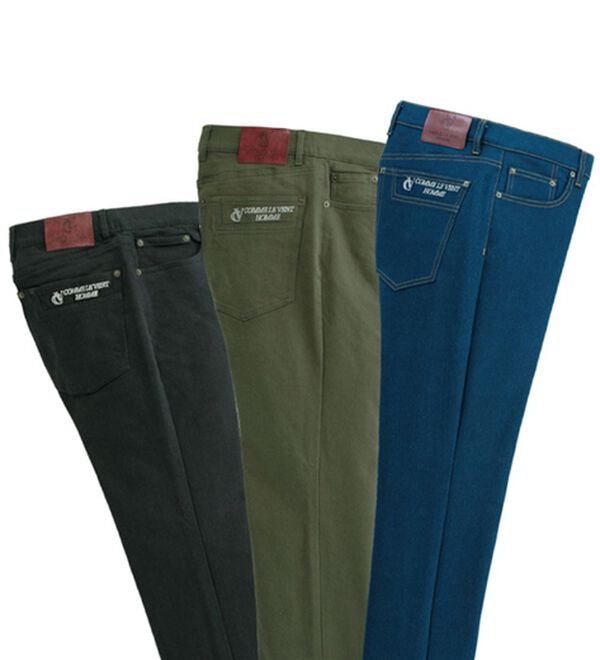 「＜コムルヴァン・オム＞蓄熱保温の極楽ジーンズ（メンズデニムパンツ）」｜3本組