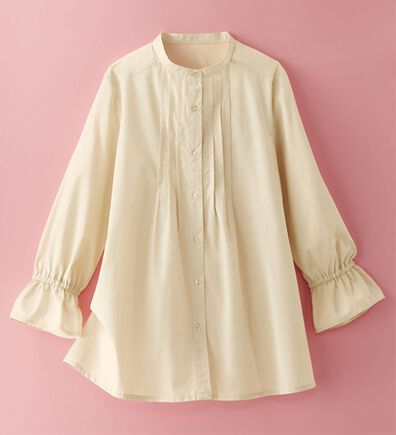 BELLUNA（ベルーナ）の「綿混素材春色ブラウス（ブラウス）」