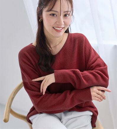 alotta（アロッタ）の「ゆるっとふんわりドルマンニット（ニット・セーター）」