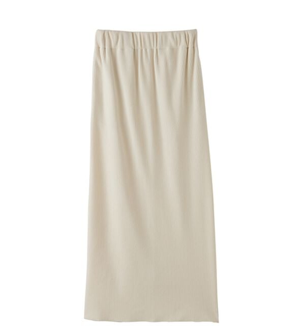 RANAN（ラナン）の「セルフカットリブロングナロースカート（ロングスカート）」｜詳細画像