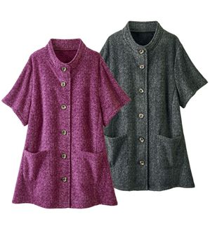 ルフラン（ルフラン）の「【２色組】【ホカロン】軽くてぽかぽかジャカード柄ベスト（ベスト）」｜2色組