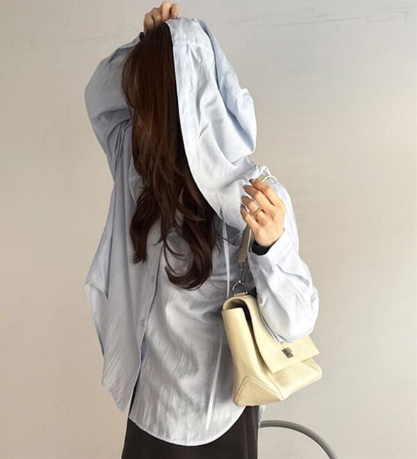 GeeRA（ジーラ）の「羽織にも◎フード付きオーバーサイズシャツ（シャツ）」｜詳細画像