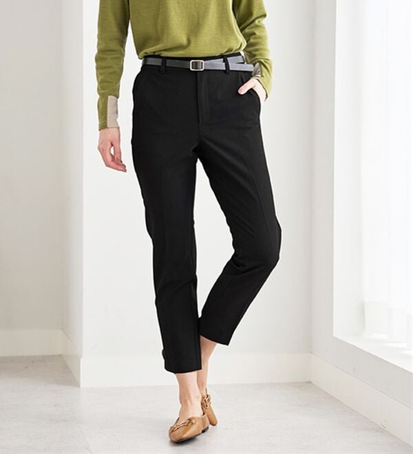 BELLUNA（ベルーナ）の「サマ見え！美脚テーパードパンツ（テーパードパンツ）」｜詳細画像